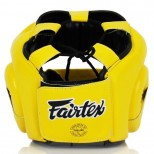 Боксерский шлем Fairtex (HG-14 yellow)